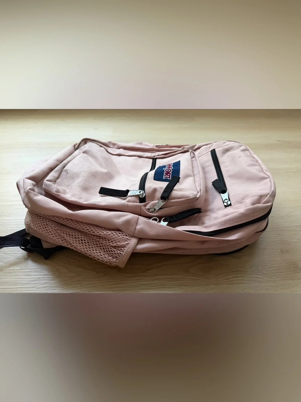 JanSport Big Student Backpack dusty pink Misty Rose